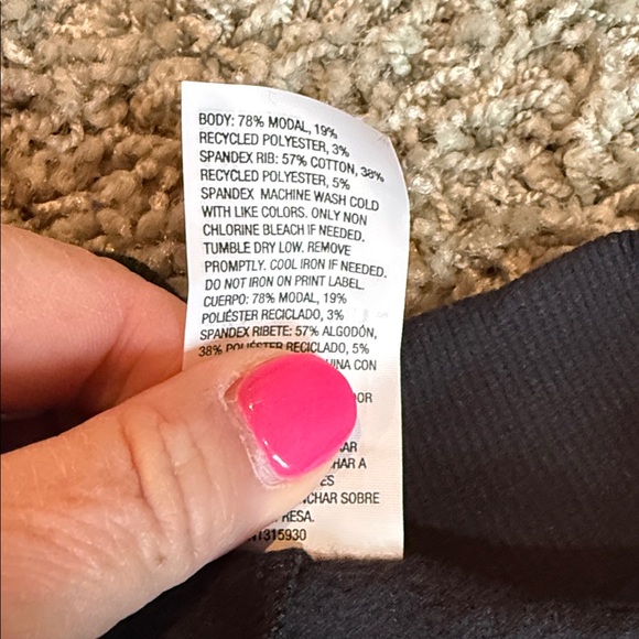 All in Motion Black Open Front Cocoon Cardigan (XXL) - Picture 7 of 8